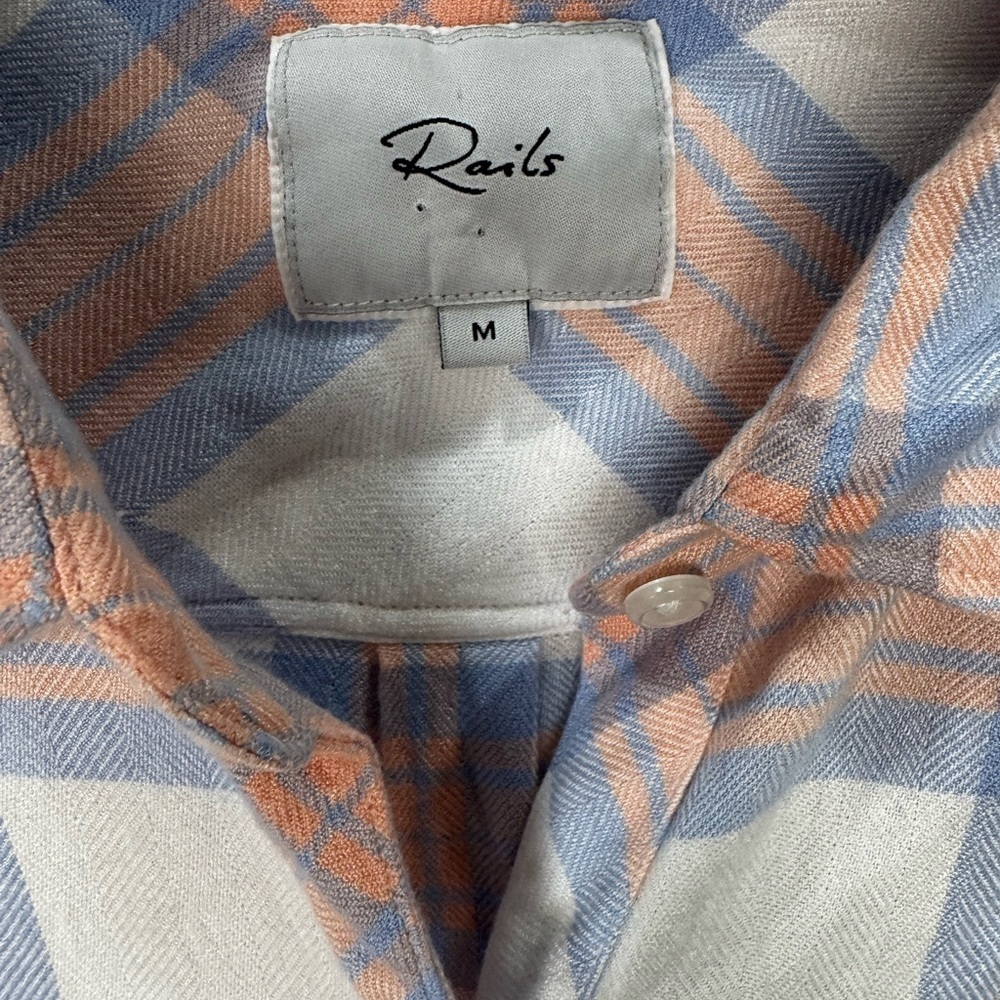 Rails Blue and Red Plaid Button Down Shirt - Picture 3 of 5